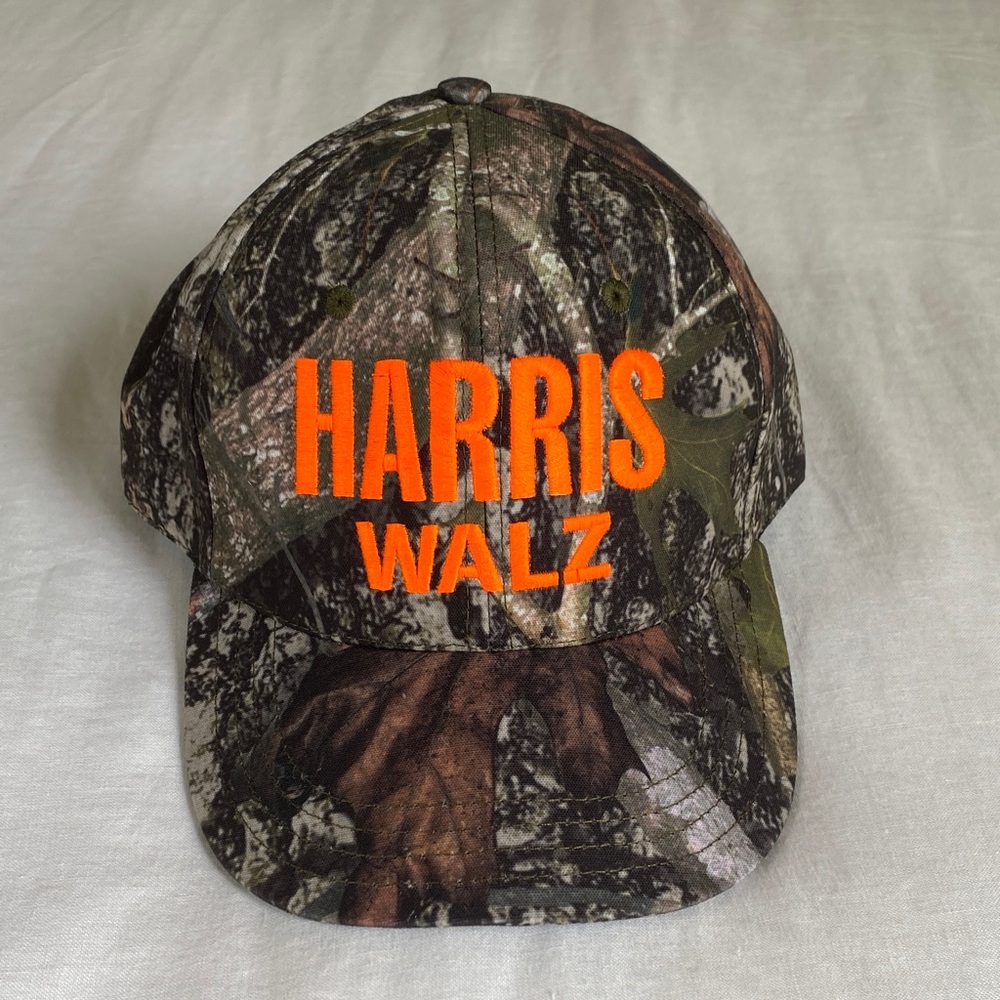 Harris-Walz Camo Trucker Hat